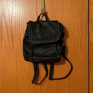 Jessica Simpson Black Studded leather look Backpack